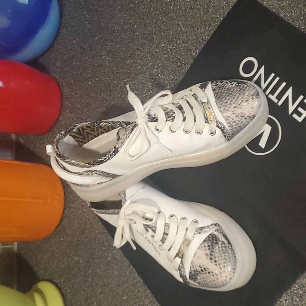 Valentino Python Platform Sneakers - Picture 3 of 15